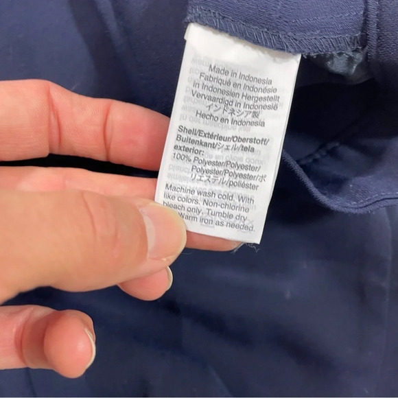 J Crew Mercantile Jamie Pants Elastic Waist Navy Blue - Picture 4 of 8